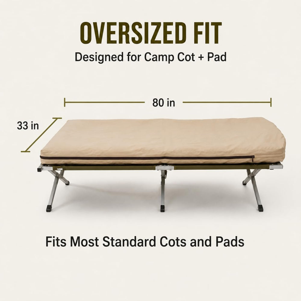 Canvas Sleeping Bag Cover | Oversized Sleeping Bag Protector