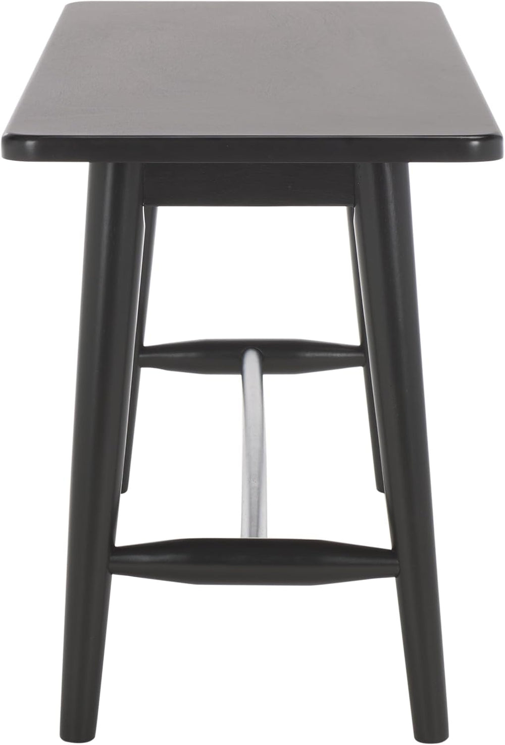 SAFAVIEH Home Collection - Florent Rectangular Bench, Black Finish Seating (B...