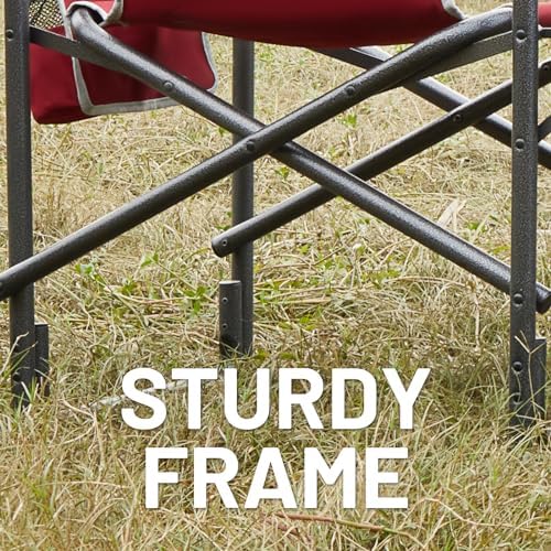 TIMBER RIDGE Aluminum Oversized Camping Chair, Support 400lbs