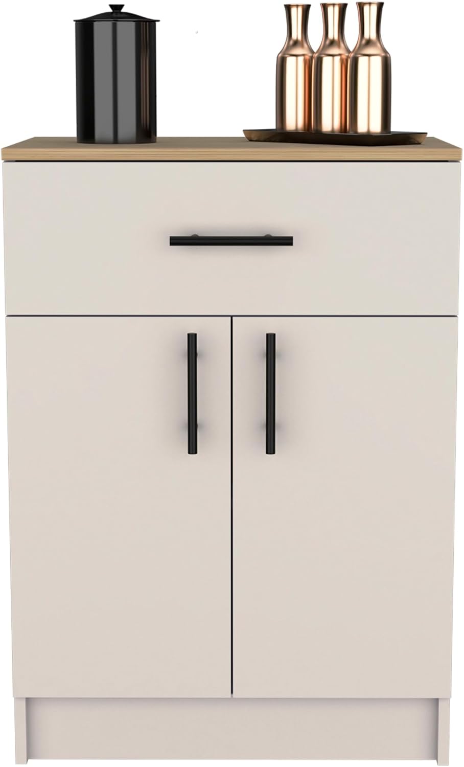 DEPOT E-SHOP 24" Barbados Pantry Organizer Cabinet with One Drawer, Two ...