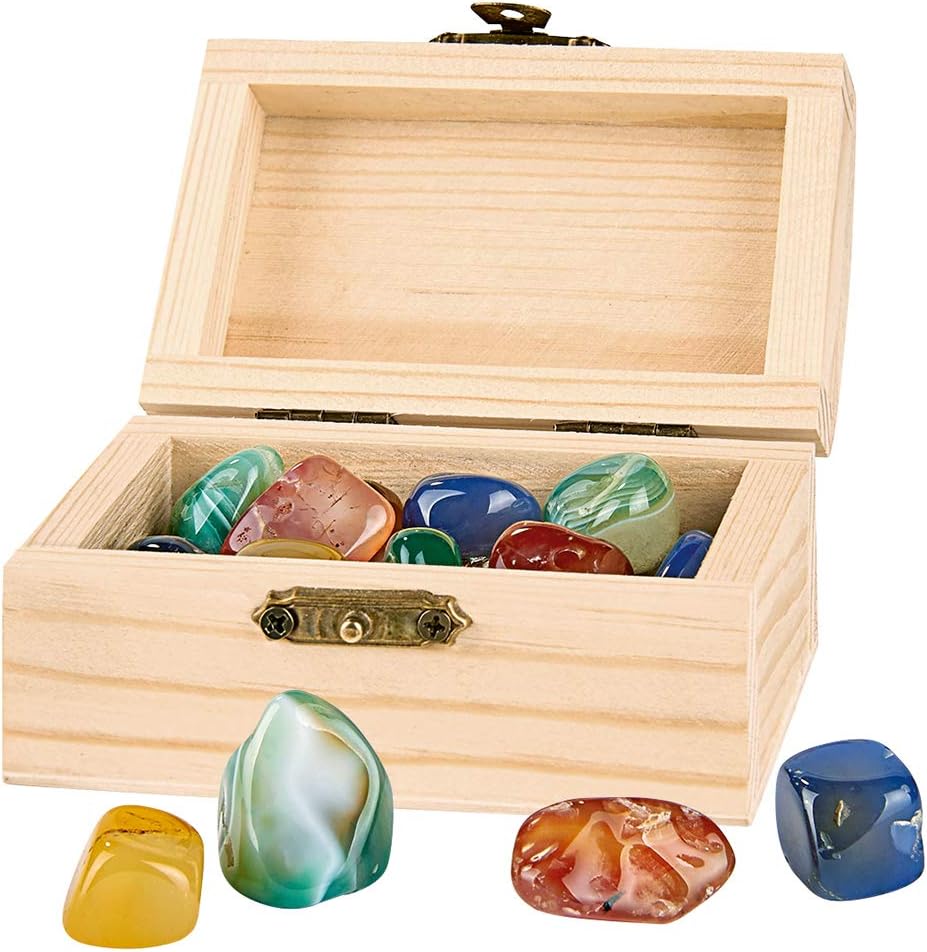 moses 35027 Pirate Treasure Chest in Display, Wood