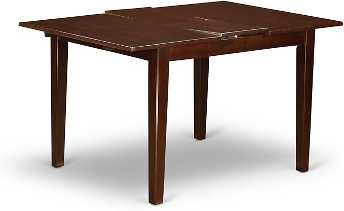 East West Furniture NOML3-MAH-LC 3 Piece Dining Table Set Contains a Rectangl...