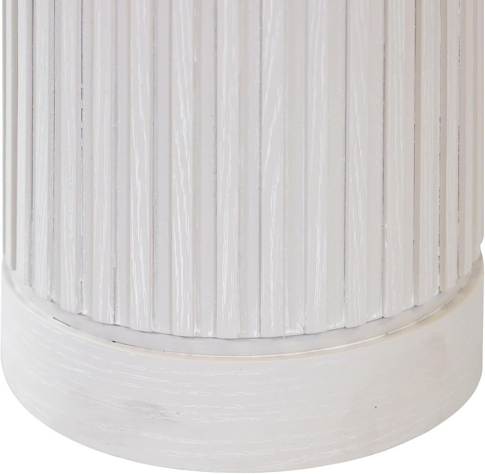 Martin Furniture Tulane Round Pedestal - White