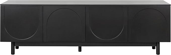 Ball & Cast Modern TV Stand with Arch Cabinets for TVs up to 78", Mi...