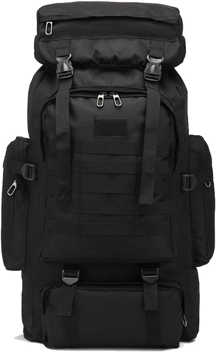 70L Hiking Backpack for Men, Waterproof Lightweight Camping Backpack, Militar...