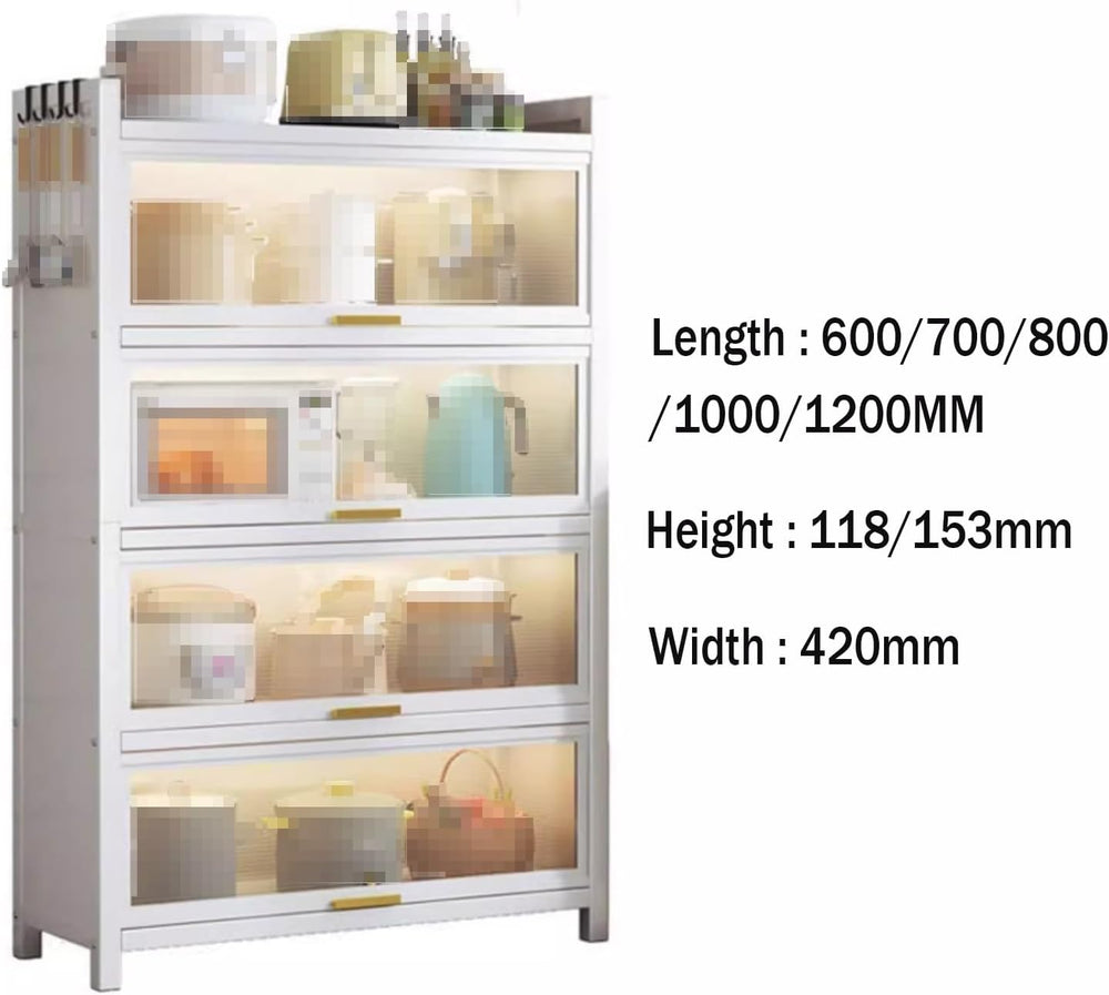 Pantry Cabinets for Kitchen Storage, Made of Carbon Steel Single Layer can Su...