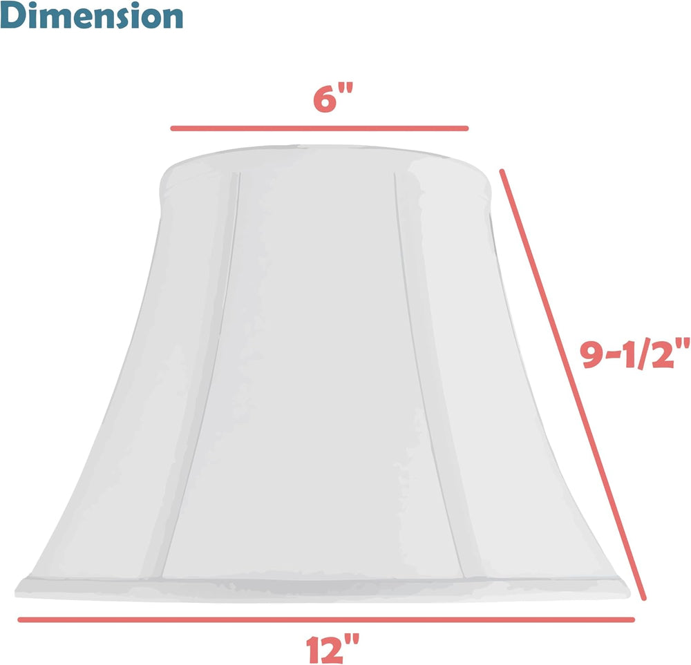 Aspen Creative 30163 Transitional Bell Shape Construction Light Gold, 12"...