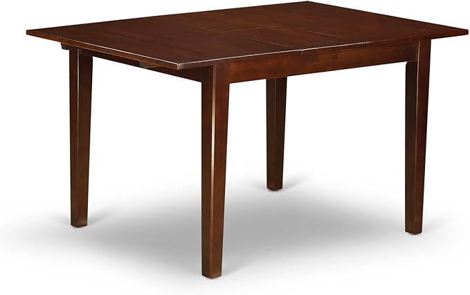 East West Furniture NOML3-MAH-LC 3 Piece Dining Table Set Contains a Rectangl...