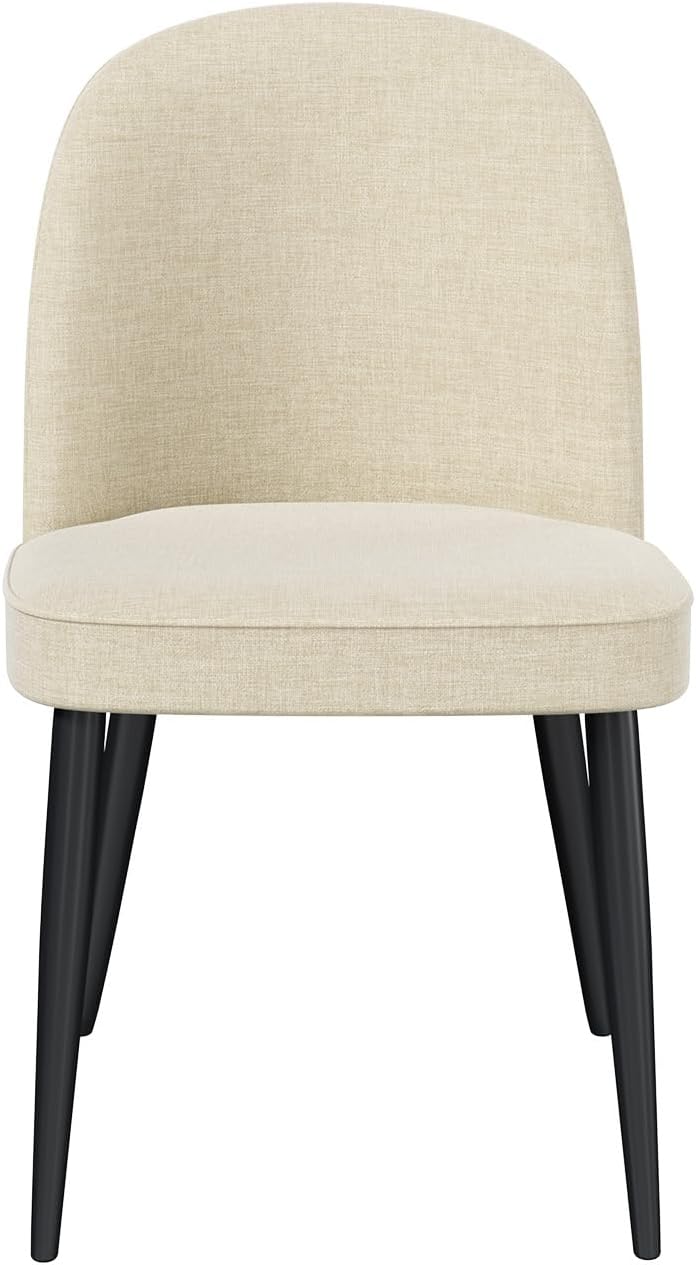 Upholstered Dining Chairs Set of 6, Comfortable Chenille Fabric Kitchen Chair...