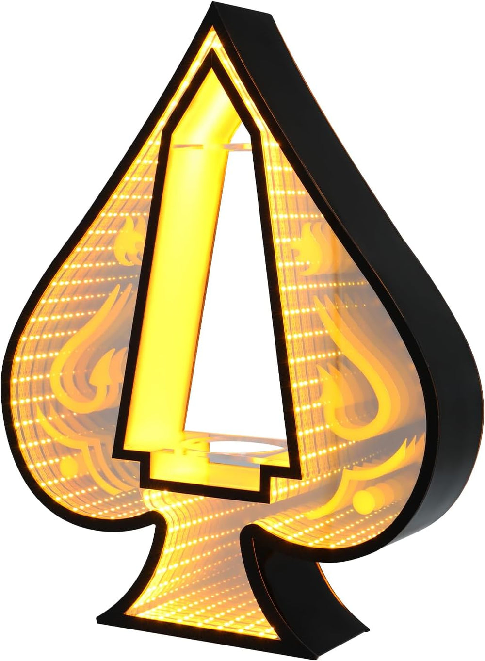 Ace of Spades LED Champagne Bottle Presenter, Rechargeable Glowing VIP Liquor...