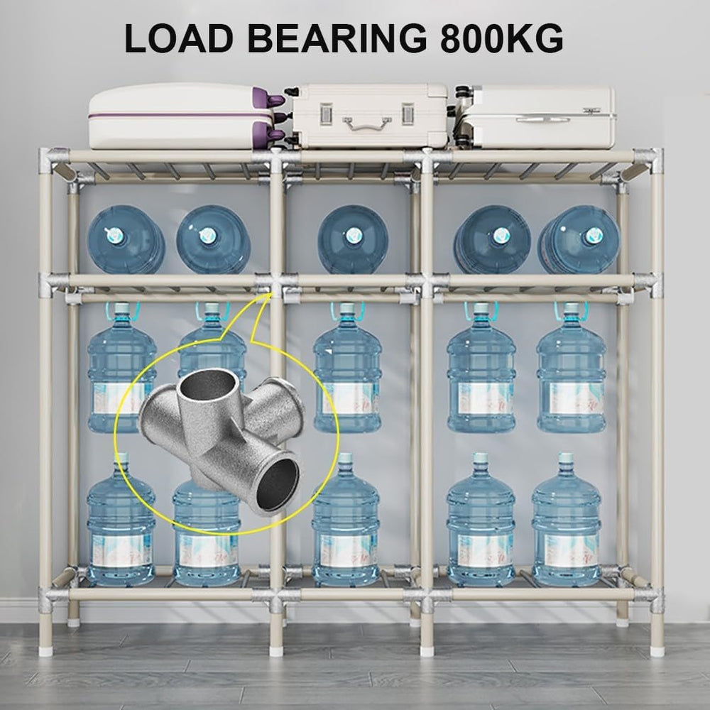 Portable Canvas Wardrobe 66x45x170CM - Large Capacity Multifunctional Clothes...