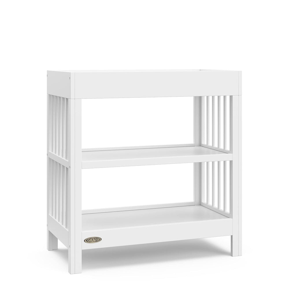 Graco Teddi Changing Table with Water-Resistant Changing Pad (White) - GREENG...