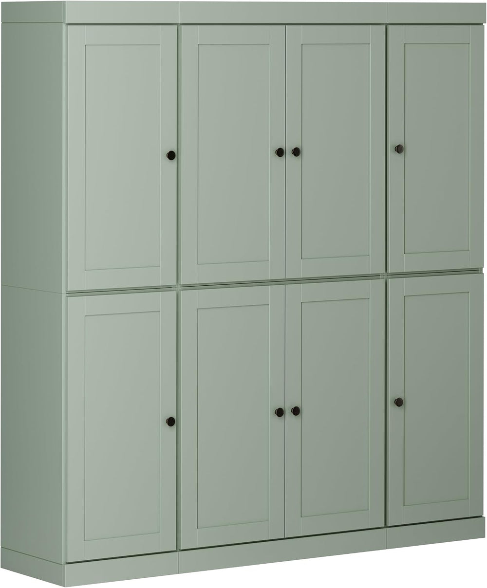 Palace Imports Solid Wood Pantry Cabinet – 71.5" Tall x 65" Wide - ...