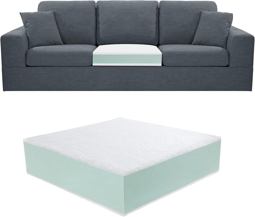 Extra Thickness 3 Layer Couch Cushion Replacement, 26"x26"x6" ...