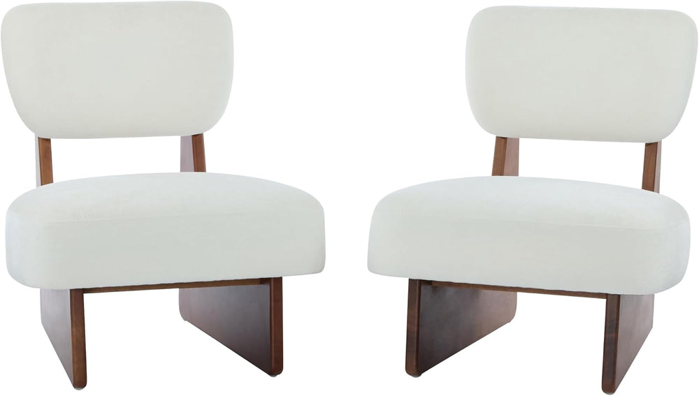 Christopher Knight Home Mores Low Profile Accent Chair Set of 2, Modern Livin...