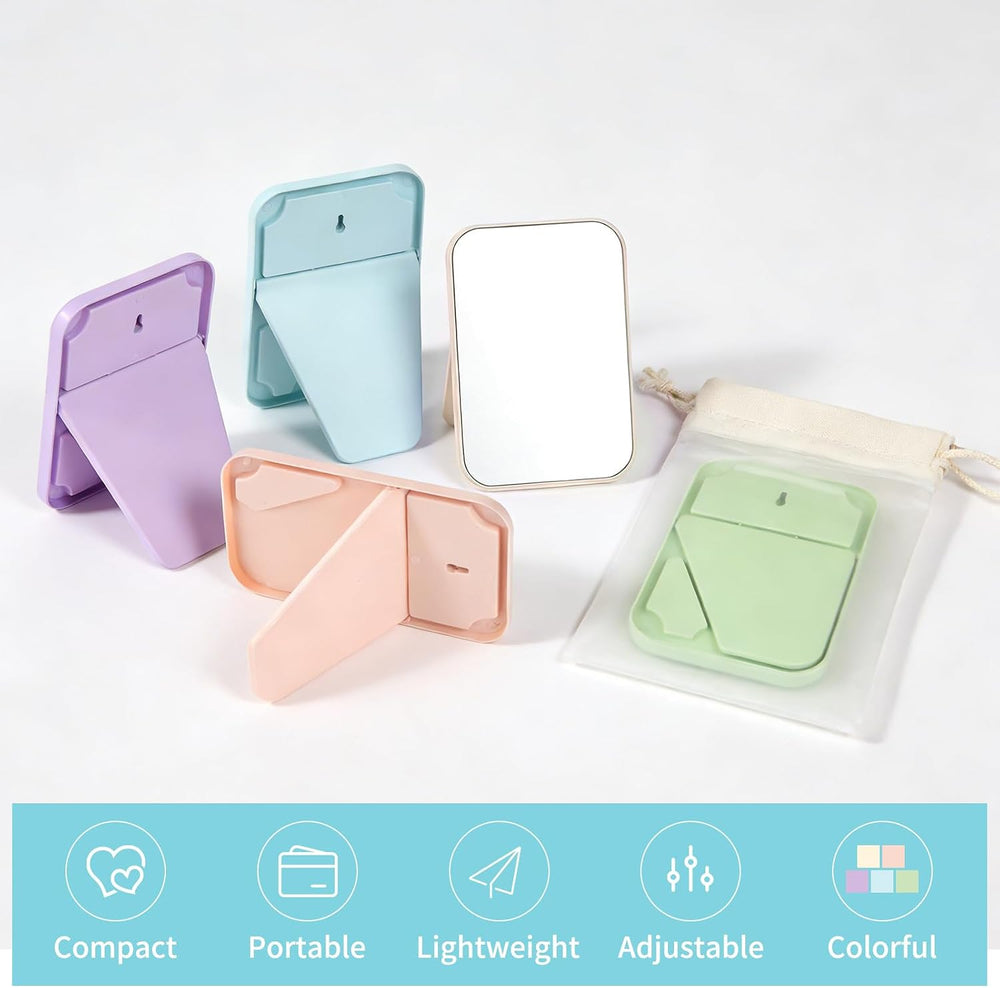 20 Pcs Spa Party Mirrors for Women, Makeup Mirrors with Foldable Stand, Table...