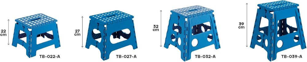 ARREGUI Post – TB 027 A Stool Folding 29 x 22 x 27 cm Blue