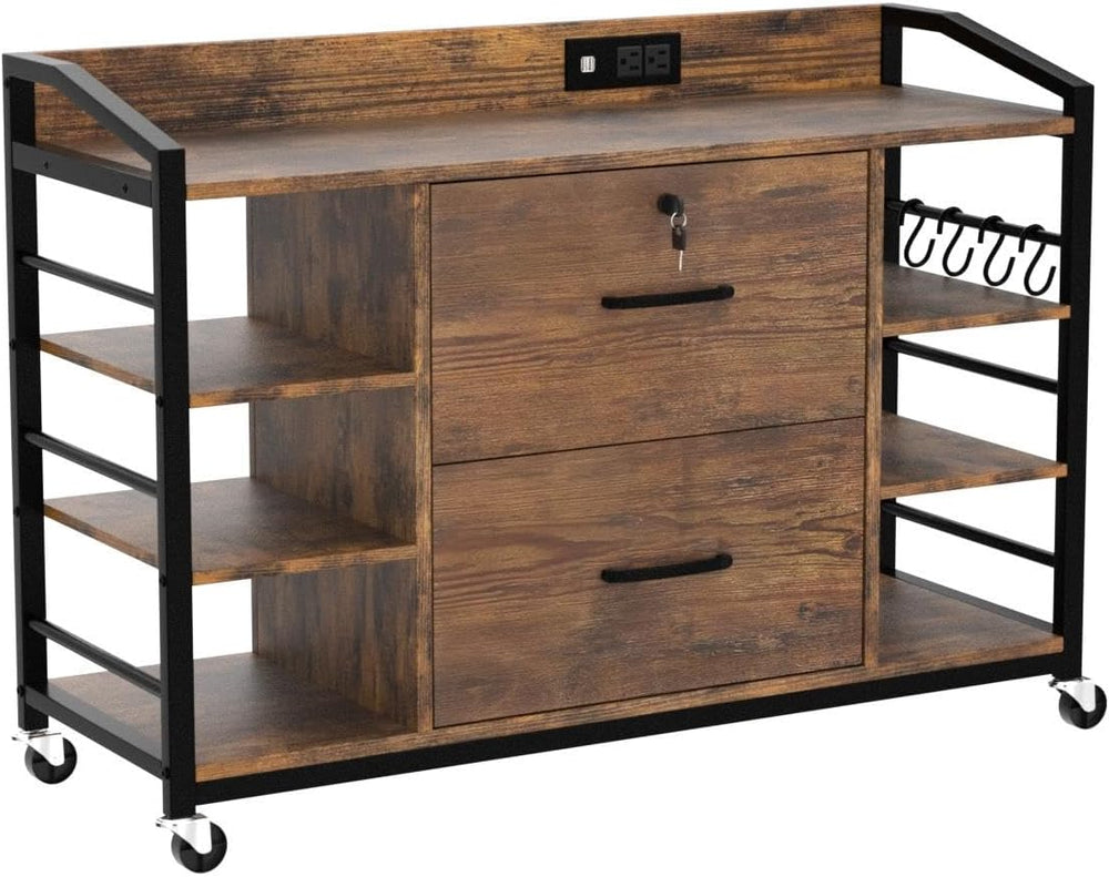 SEDETA 44" File Cabinet with Lock, Filing Cabinet fits Legal/Letter Size...