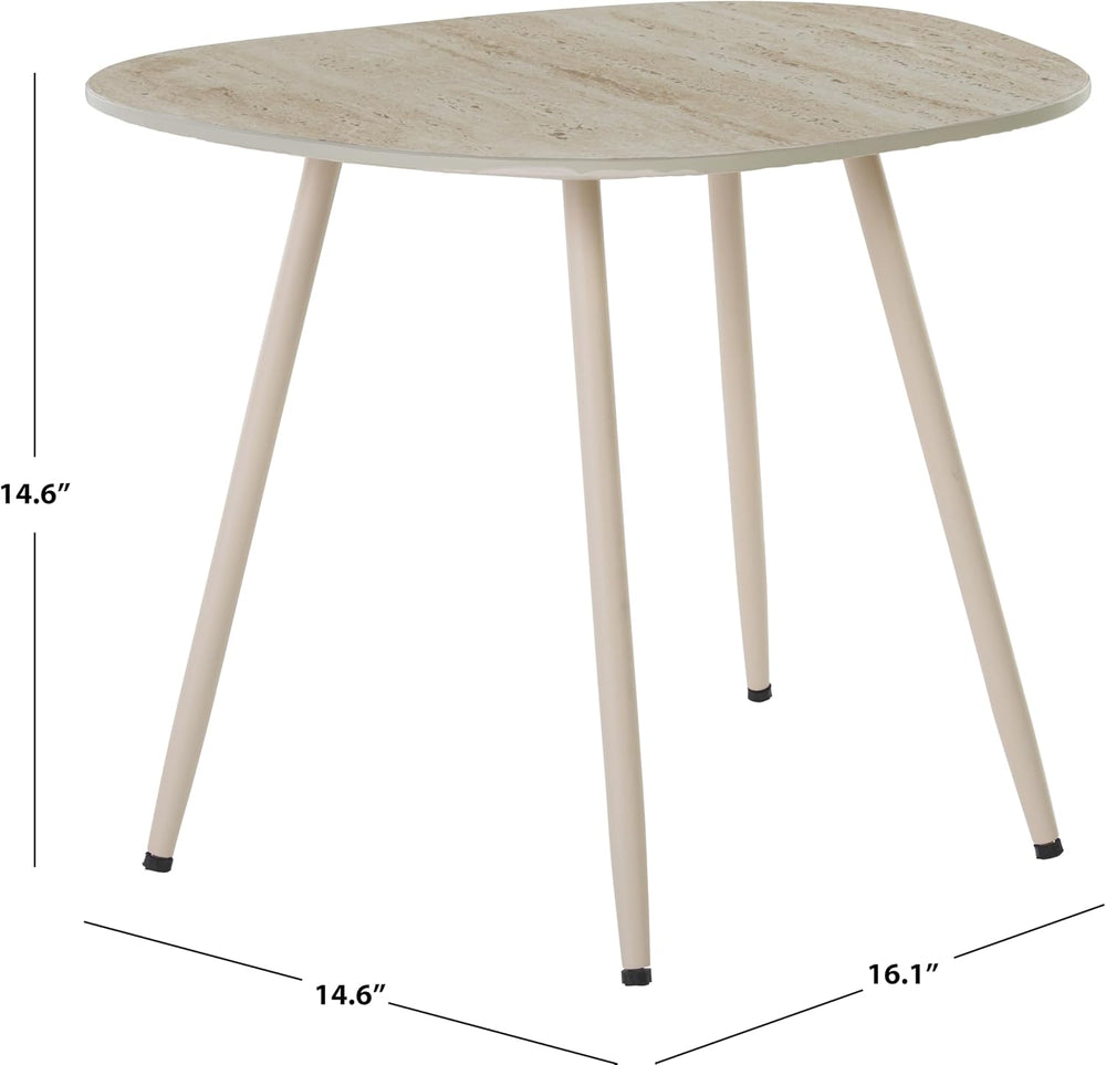 SAFAVIEH Home Collection - Mint Small Side Table, Beige Ceramic Accent Table ...