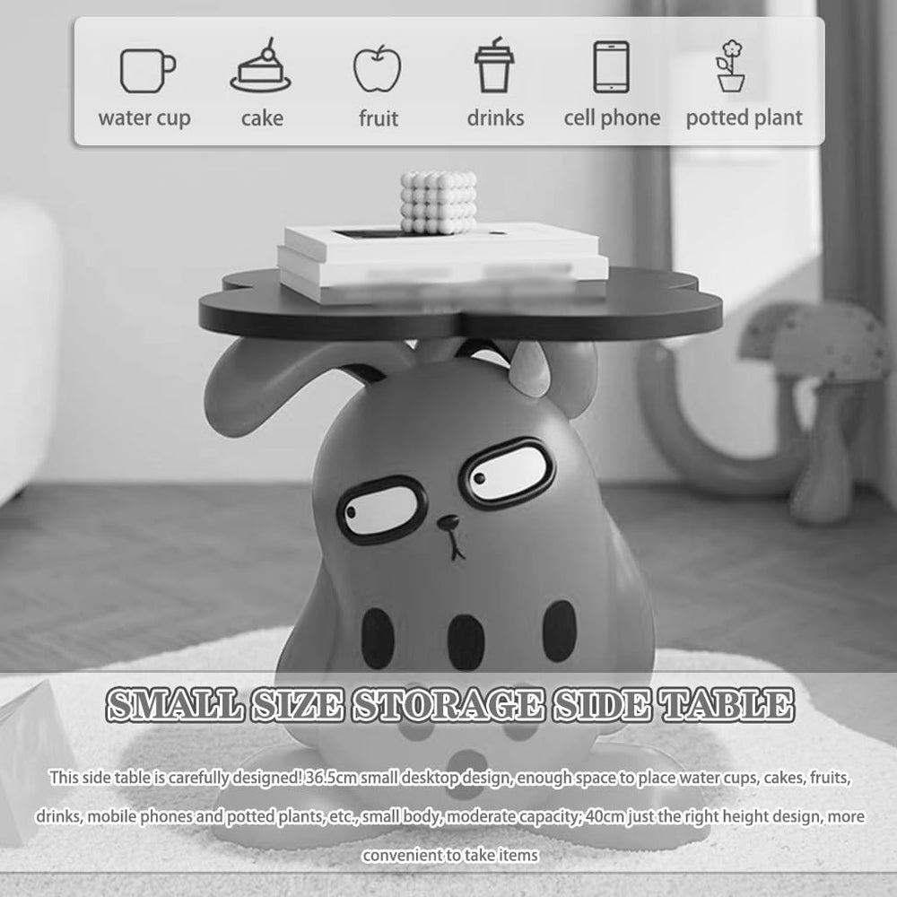 Fashionable Style Funny Rabbit Shape End Table, Living Room Creative Side Tab...