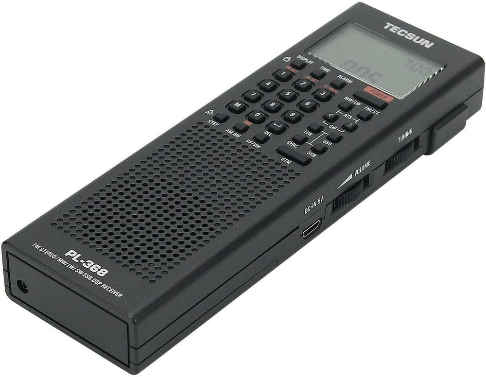 Tecsun Digital PL368 AM/FM/LW/SW Worldband Radio with Single Side Band Receiv...