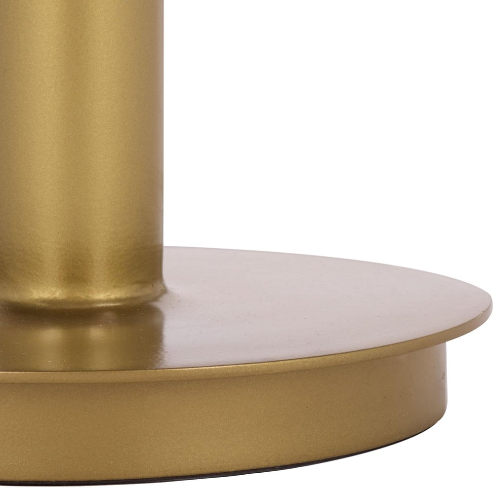 SAFAVIEH Couture Collection - Branxton Brass & Marble Accent Table, Tall ...