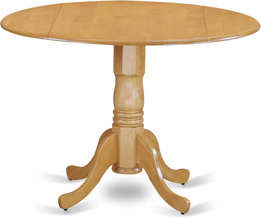 East West Furniture DLT-OAK-TP Dublin Dining Room Table - a Round kitchen Tab...