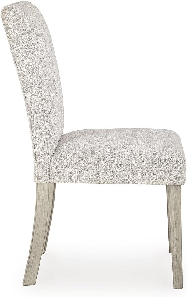 Signature Design by Ashley Upholstered Dining Chairs Set of 2, Bisque | Solid...