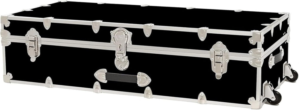 Rhino Trundle Storage Trunk with Wheels, Under Bed Footlocker | 44"L x 2...