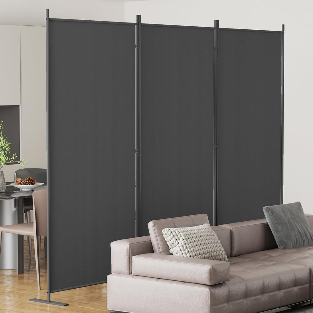 Helios&Hestia 3-Panel 6 ft Tall Indoor Folding Room Divider, Portable Pri...