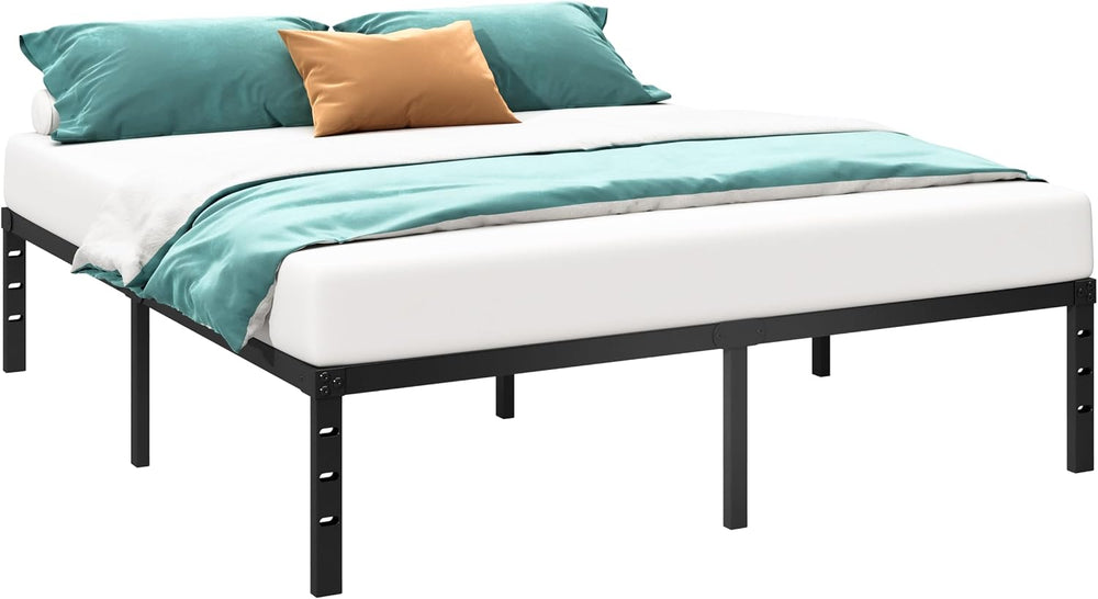 HLIPHA Metal Platform Bed Frame 14 Inch Tall,No Box Spring Needed,Full Size B...