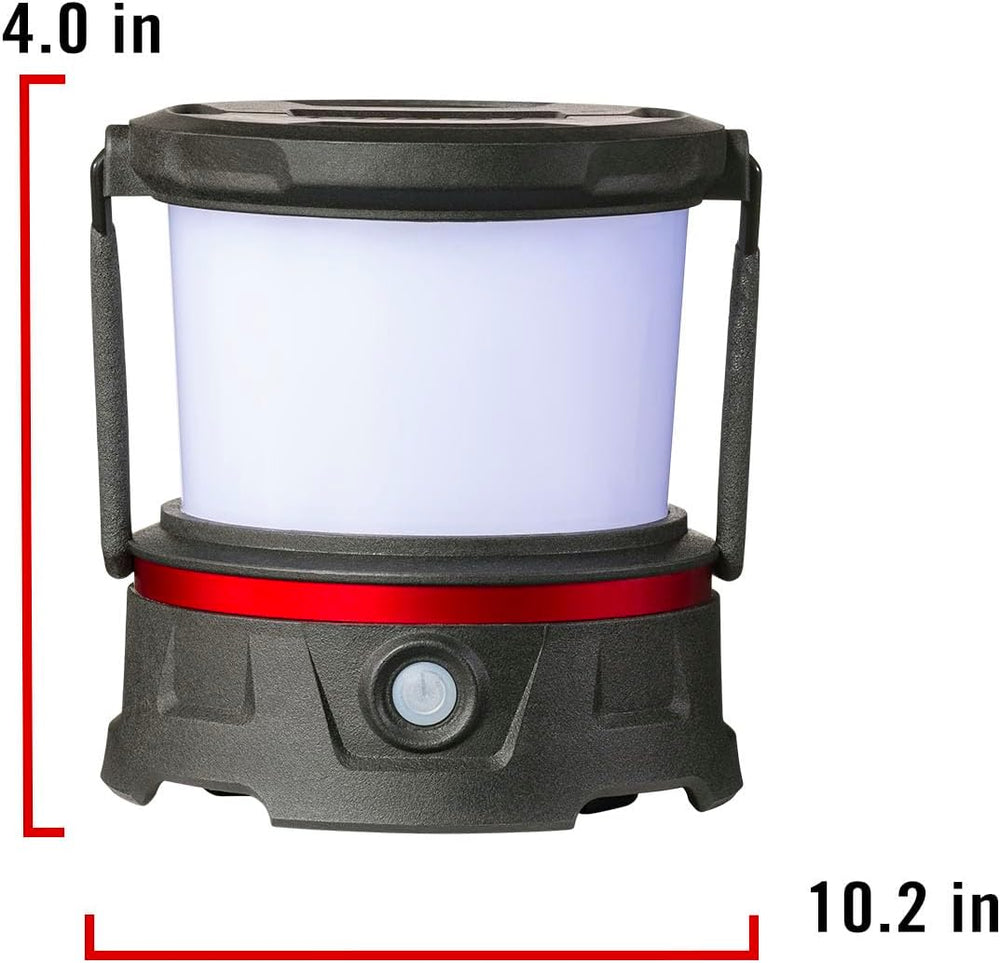 COAST EAL10R 500 Lumen Rechargeable Emergency Camping Lantern with Red Flashi...