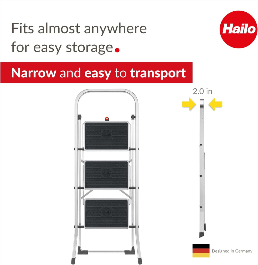 K60 StandardLine | Aluminum Folding Step | Three Large Steps