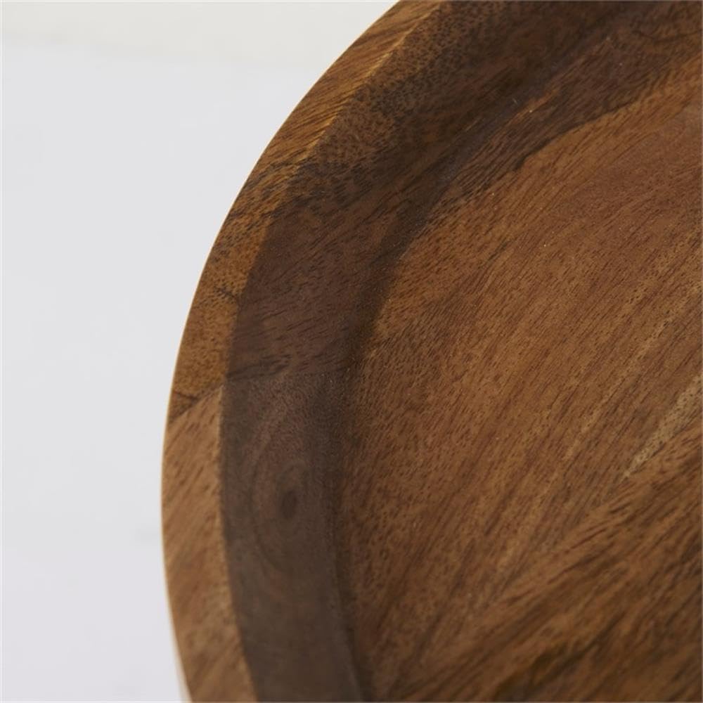 Pemberly Row Nesting Side Tables, 22.5Lx22.5Wx20.8H, Mango Wood Tray Tops, Fo...