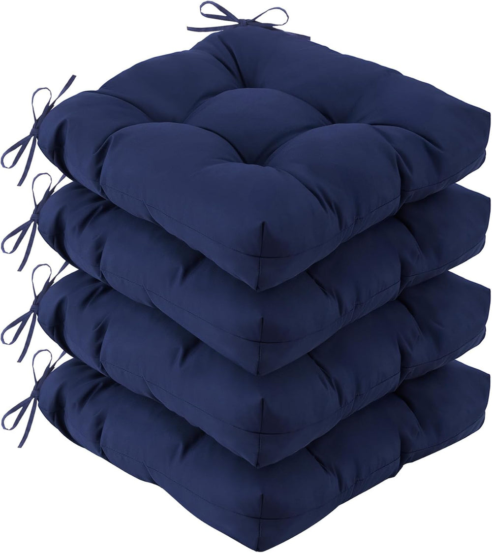 IASEAHK Outdoor Chair Cushions Set of 4, 19" x 19" x 5", Water...