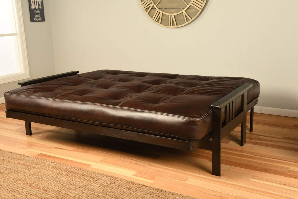Kodiak Furniture Monterey Queen-size Futon, Espresso Finish with Oregon Trail...