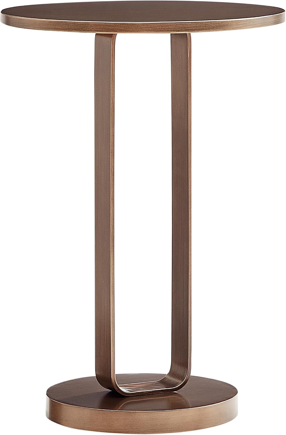 Tallulah Antique Bronze Metal Round Accent Table