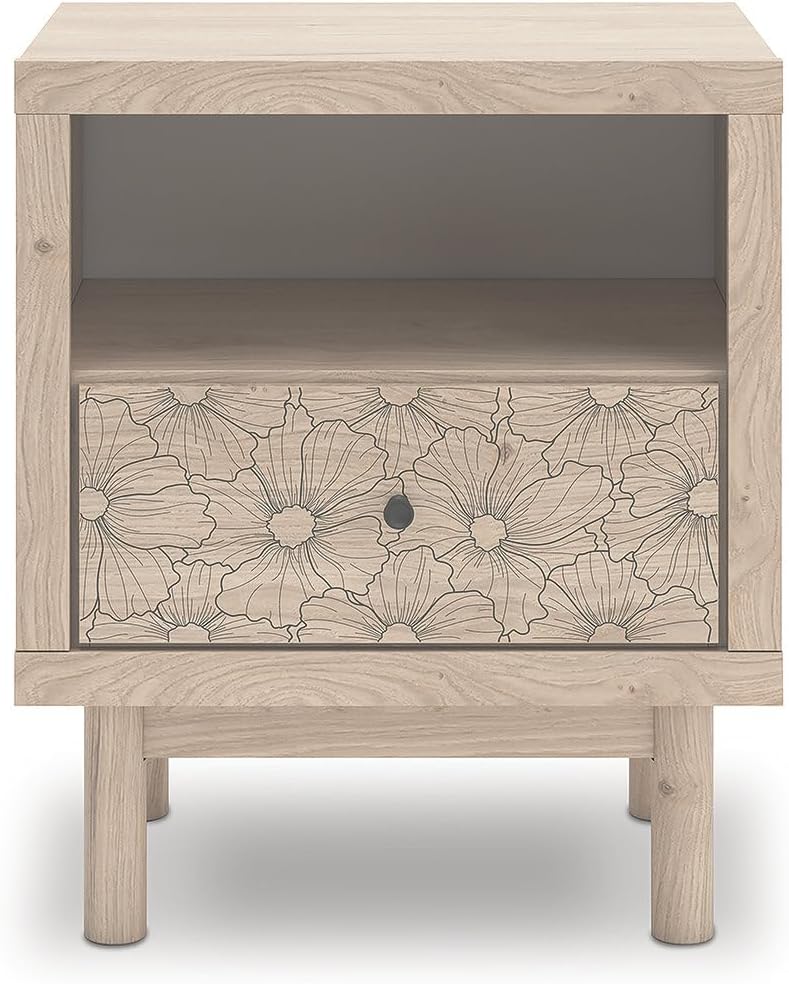 Signature Design by Ashley Birkmore Nightstand Bedside Charging Station with ...