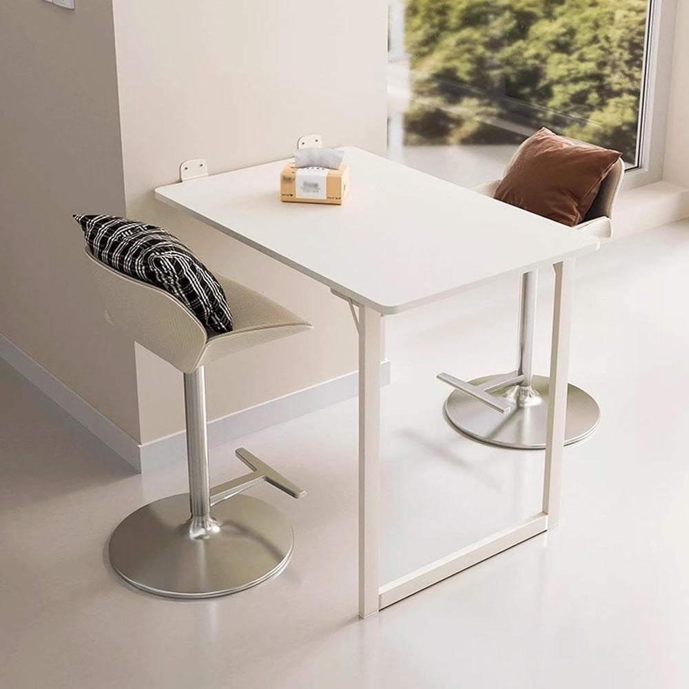 Folding Wall-Mounted Drop Leaf Table 35"×23" Space Saving Decorativ...