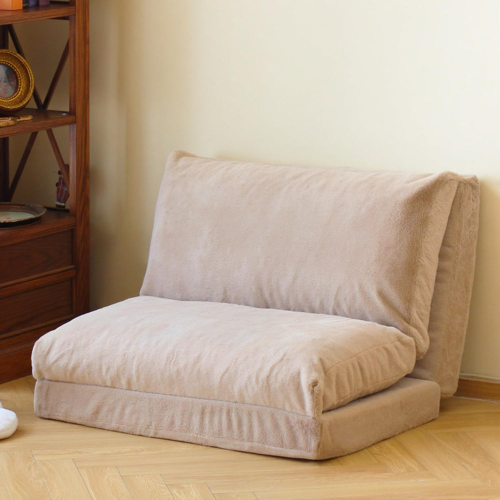 N&V Folding Matress Sofa Bean Bag Bed, Foam Filling Folding Matress Sofa,...