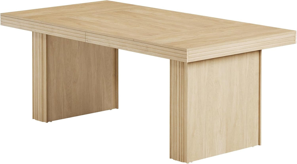 Tribesigns 63 Inches Farmhouse Dining Table for 6, Modern Kitchen Table with ...