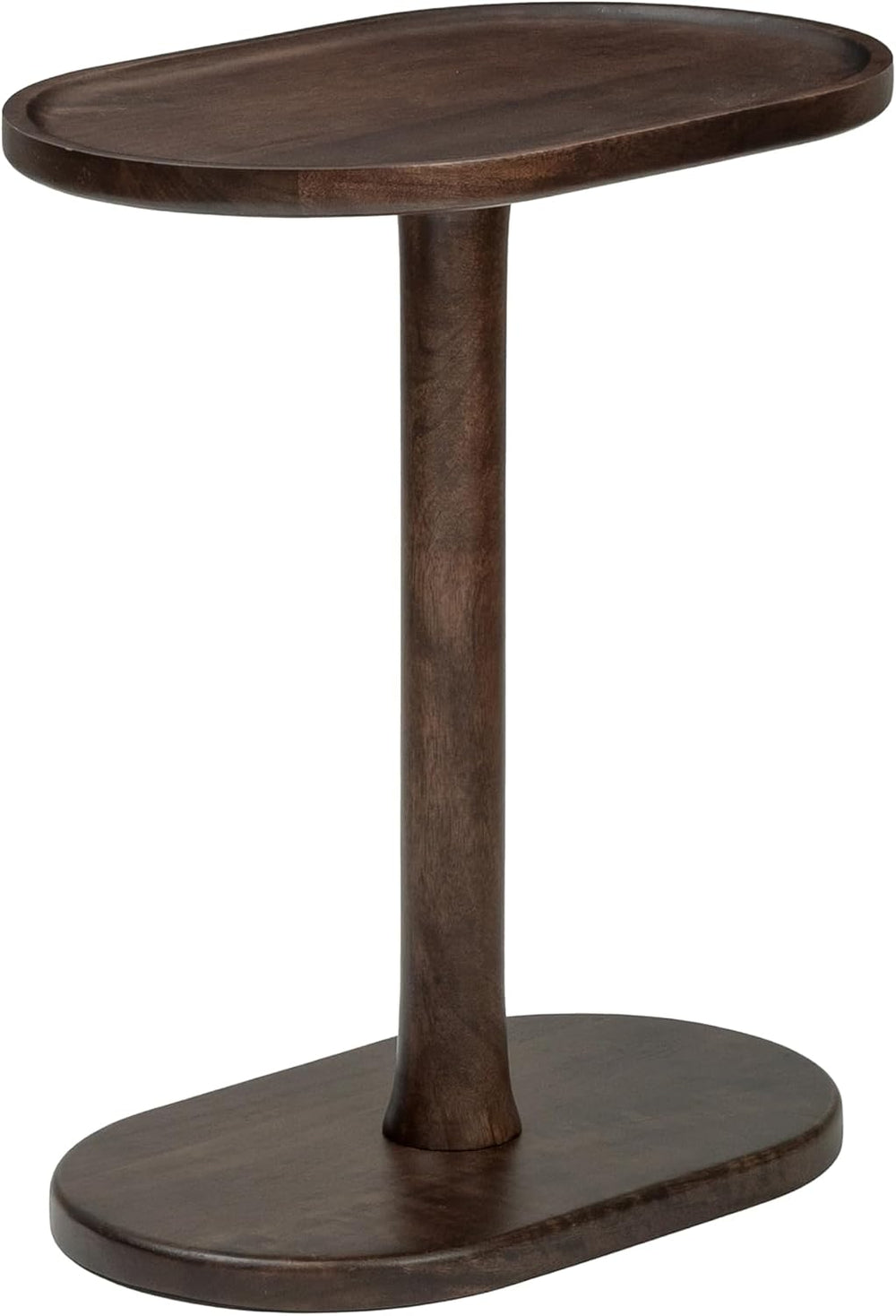 MH London Side Table - Crawford Wooden Modern C Shaped End Table - Exclusivel...