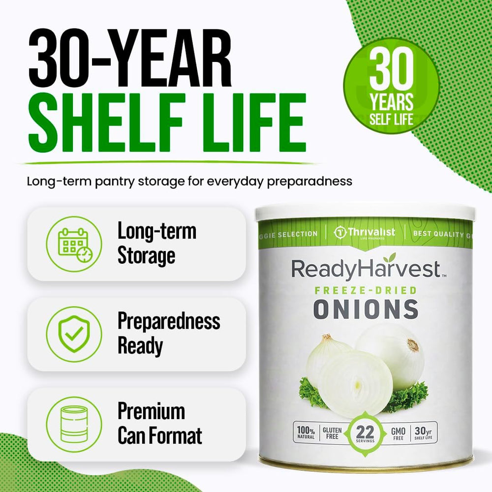 Ready Harvest Freeze-Dried Onions, #10 Can