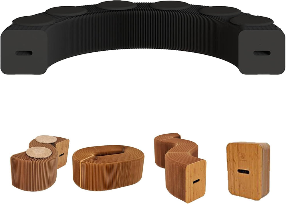 Folding Paper Stool Sofa Chair, Folding Paper Stool for Office,Reception Room...