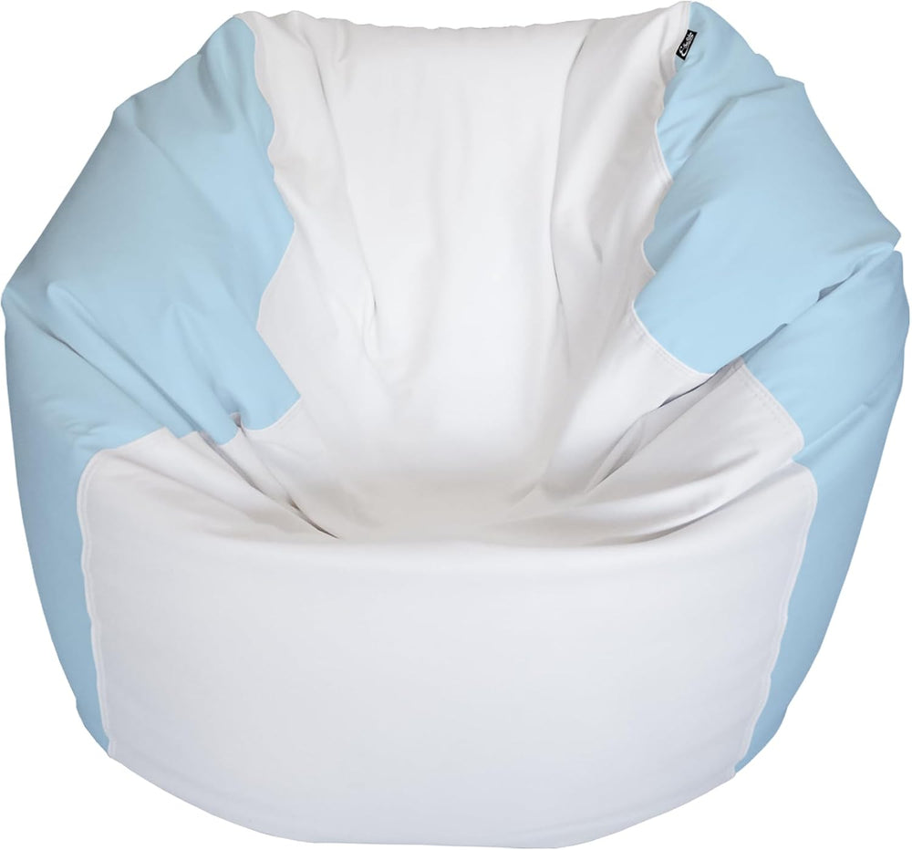 E-SeaRider Round Marine Beanbag (Medium, Multi) (White/Iceblue)