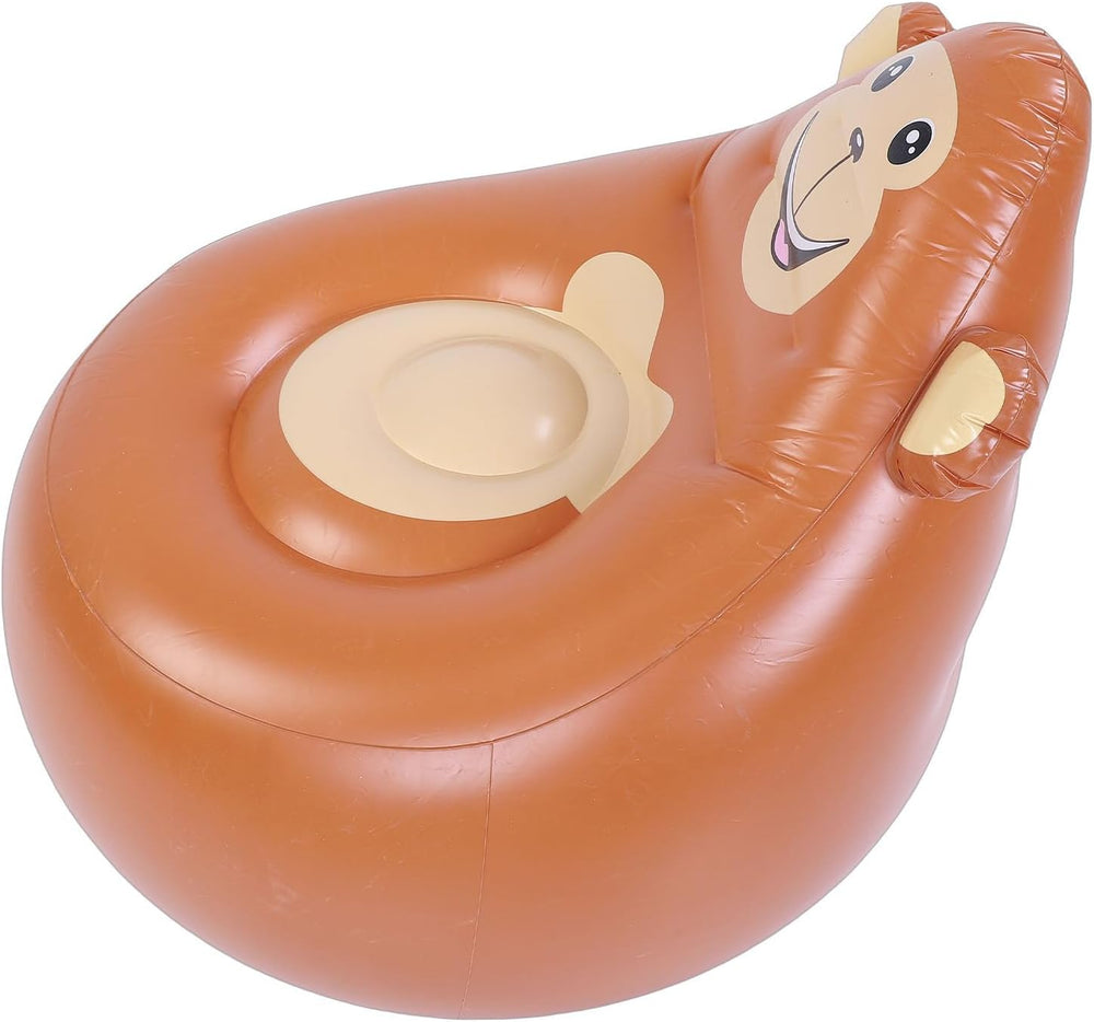 Dpofirs Inflatable Chair, Animal Shaped Portable Blow Up Sofa with Soft Skin ...