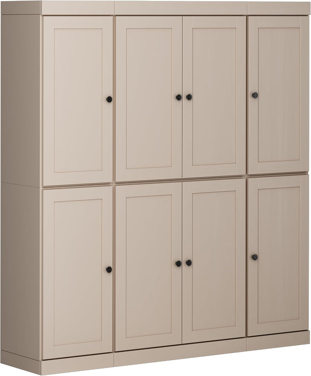 Palace Imports Solid Wood Pantry Cabinet – 71.5" Tall x 65" Wide - ...