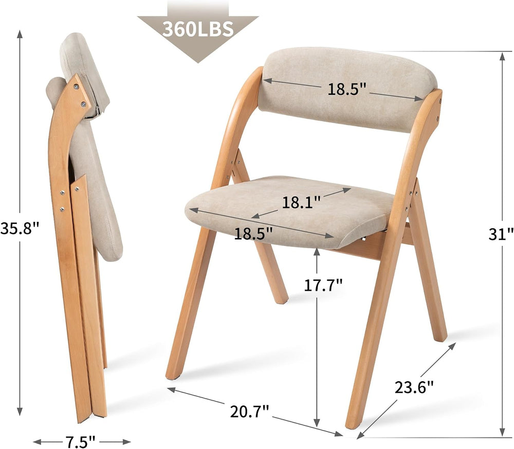 Folding Chairs with Padded Seats