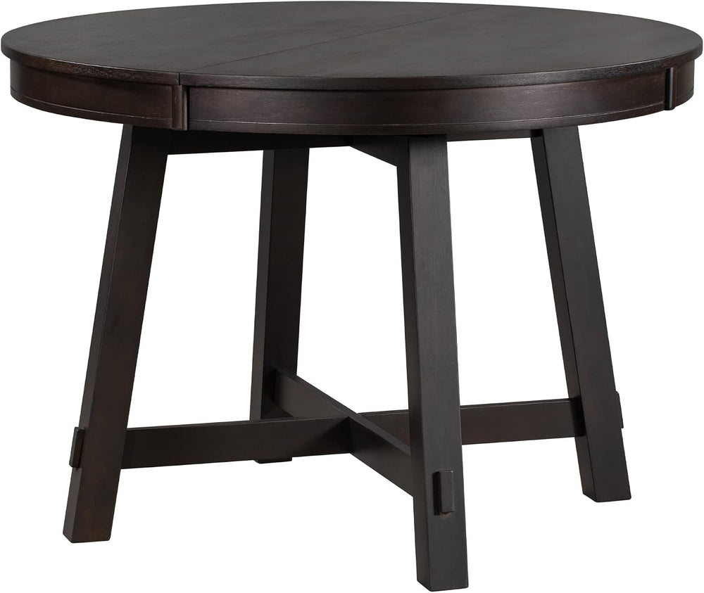GDFStudio 42"-58" Farmhouse Extendable Dining Table for 4-6, Solid ...