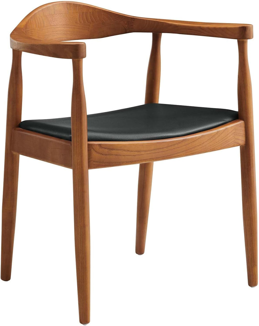Modway Presidential Mid-Century Modern Faux Leather Upholstered Dining Armcha...